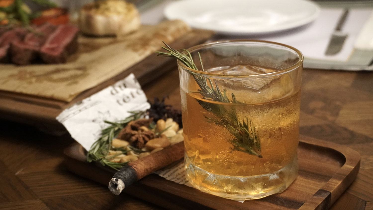 Winter Old Fashioned Cocktail
